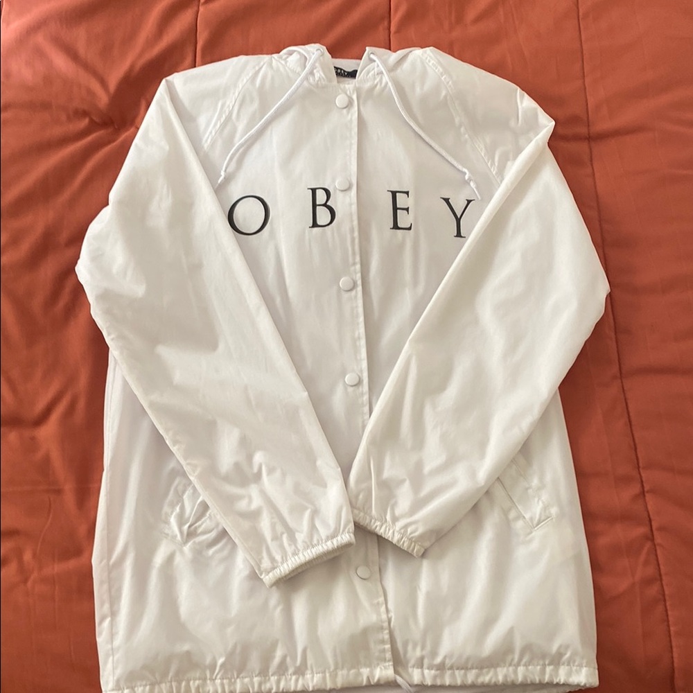 Obey rain coat